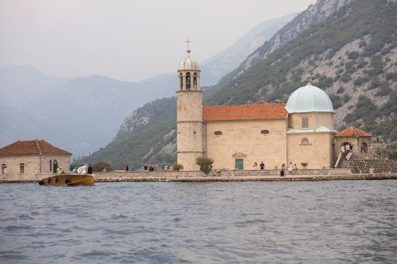 Church on an island in the bay